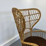 Wicker Chair by Gio Ponti and Lio Carminati, 1960s