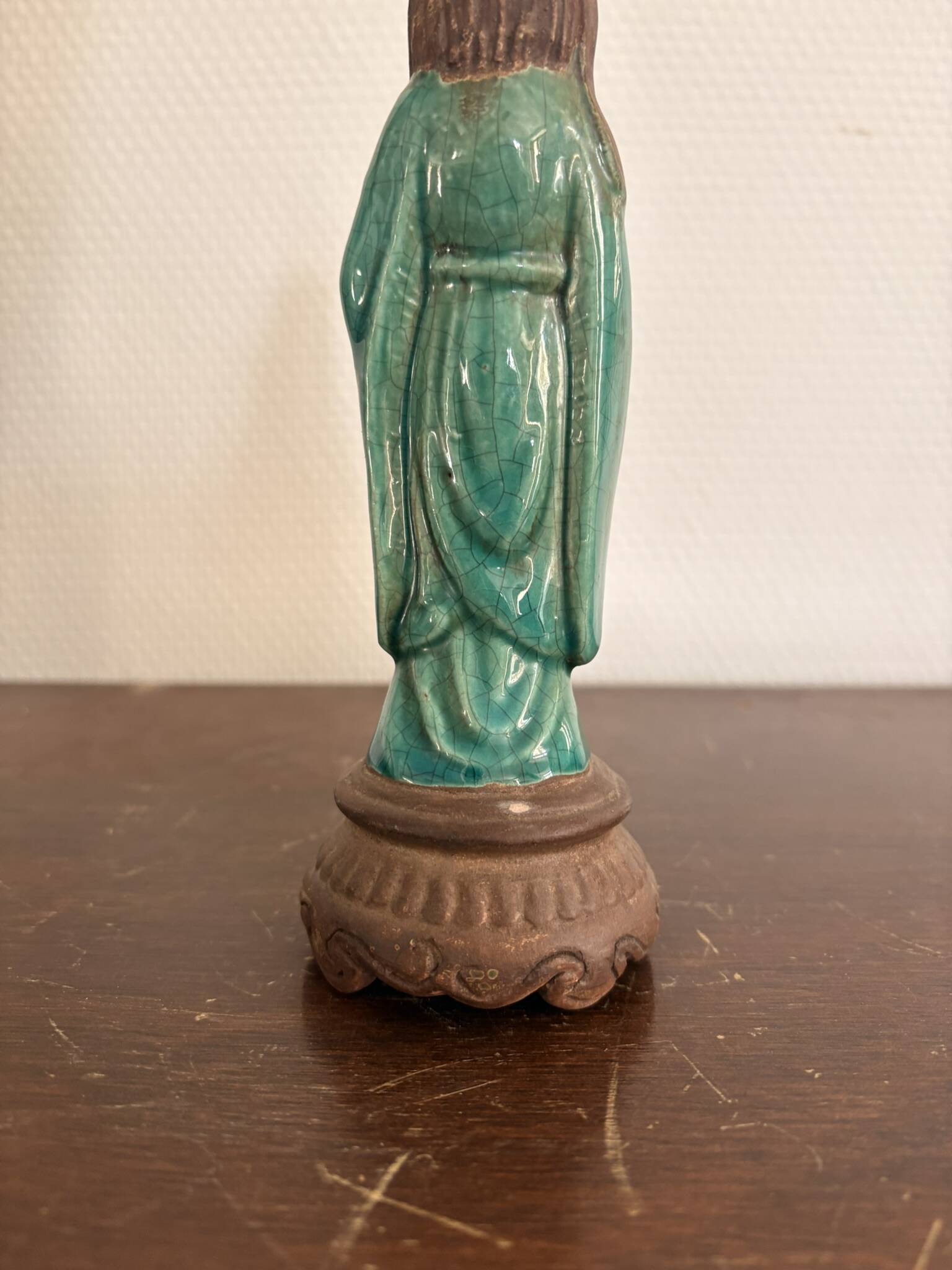 Sculpture of Guanyin Kuan Yin Chinese Buddhist Buddha Qing China