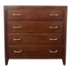 Commode en bois massif vintage années 60