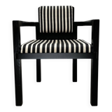 German armchair model D51 Fagus with Bauhaus pattern cushion by Walter Gropius for Tecta