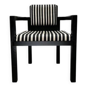Fauteuil allemand modèle D51 Fagus avec coussin motif Bauhaus par Walter Gropius pour Tecta