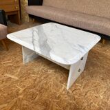 Vintage marble coffee table, 1980s