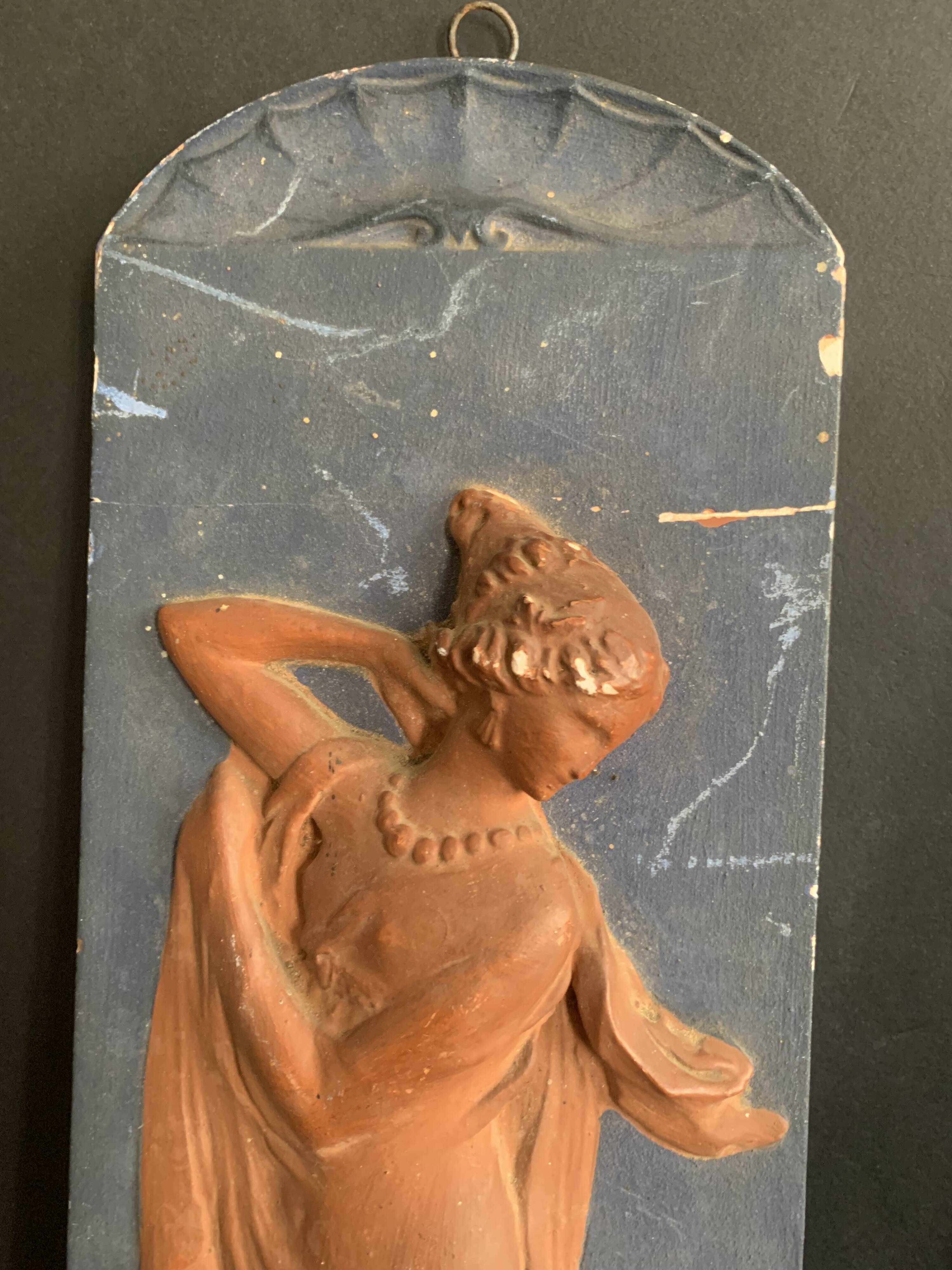 Paire de plaques murales décoratives du 19e siècle