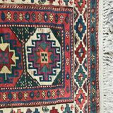 Tapis ancien caucasien kazak couloir 102x274 cm