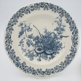 6 Longwy Louis XVI flat plates