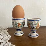 Old Quimper Henriot egg cups