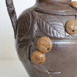 Vase with apple decorations Turgis Calvados Normandy