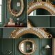 Miroir ovale style néo-classique