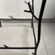 Wrought iron side table "branching"