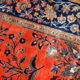 Handmade antique Persian Sarouk rug 4' x 6.4' (122cm x 195cm) 1920s - 1B785