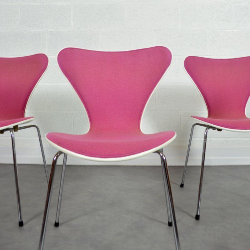 Chaise Arne Jacobsen pour Fritz Hansen 1991 vintage