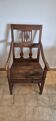 Fauteuil rustique en noyer – art populaire, fin XIXème