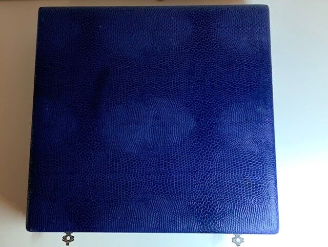 Box of 12 knife holders art nouveau gilded ceramic butterflies