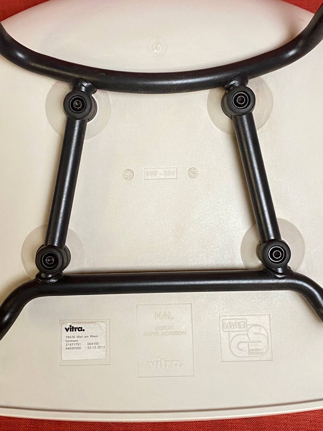 Pair of HAL TUBE chairs by Jasper Morrison