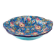 Longwy enamels – Important lobed plate with polychrome floral decoration, 20th century