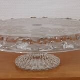 Vintage Walther Glass Mikasa Germany Pedestal Cake Tray