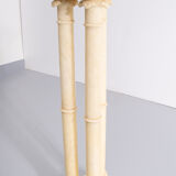 Italian Alabaster Pedestal, 1960s