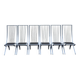 Set of 6 "Harp" chairs by Dietrich, Germany, 1980s.