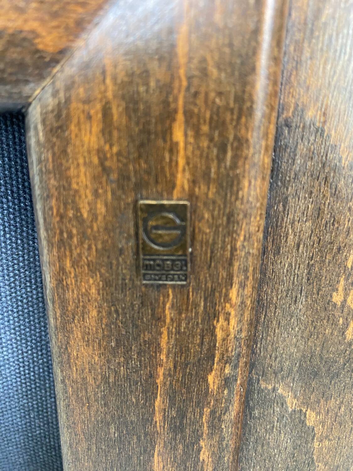 Chaise pivotante suédoise du milieu du siècle de Göte Möbler, années 1970