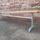 Vintage adult industrial bench