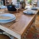 XXL solid oak kitchen island/worktop 180 x 105