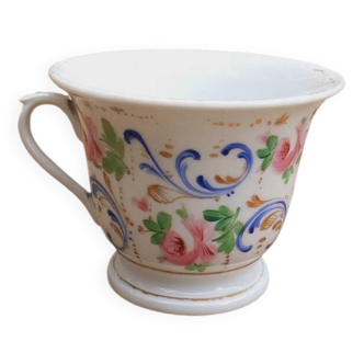 19th century Paris porcelain chocolate cup