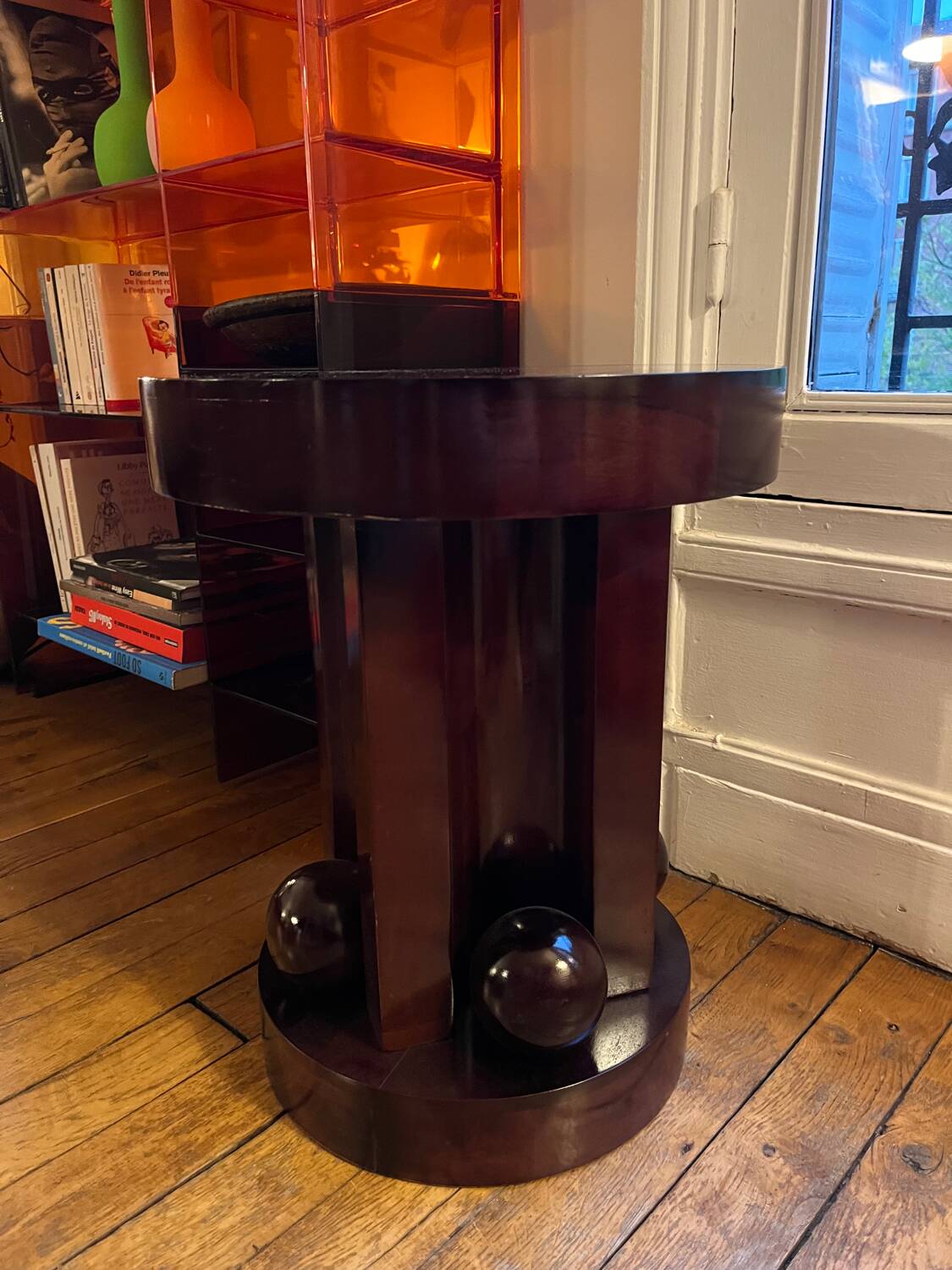 Nemesis Fleur Delesalle Monoprix brown stool