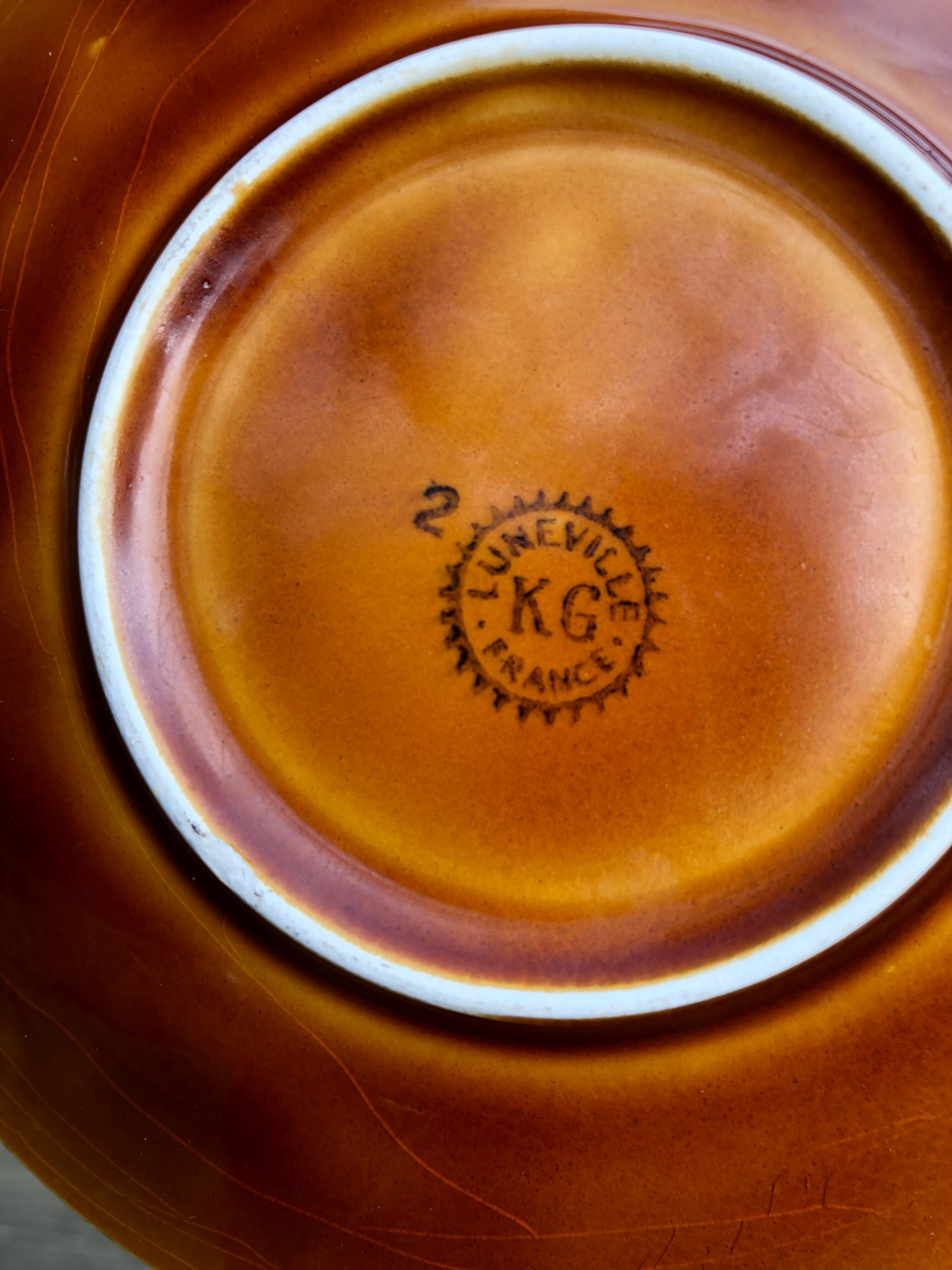 4 cups and undercups from Luneville