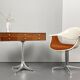Rare petite commode avec 6 tiroirs, en bois de teck avec base en chrome par George Nelson pour Herman Miller, États-Unis, années 1950.