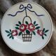 4 antique Longchamp dessert plates