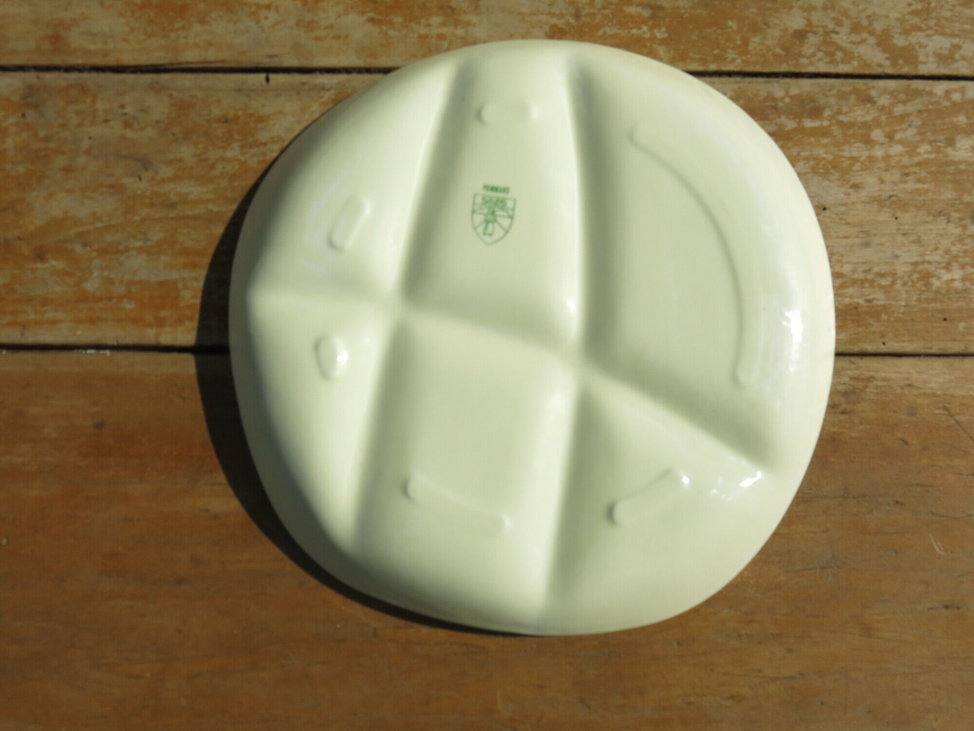6 vintage fondue plates from the manufacture Salins les bains