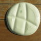 6 vintage fondue plates from the manufacture Salins les bains