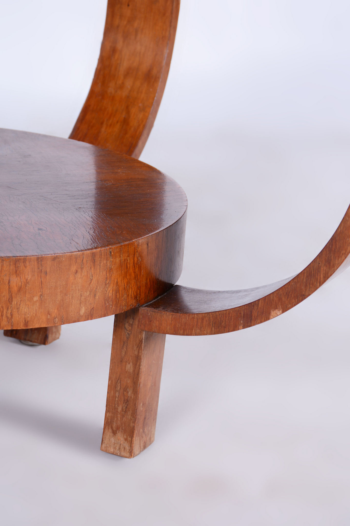 Palisander Seating Set with Coffee Table, Art Deco, Restored, France, 1920s