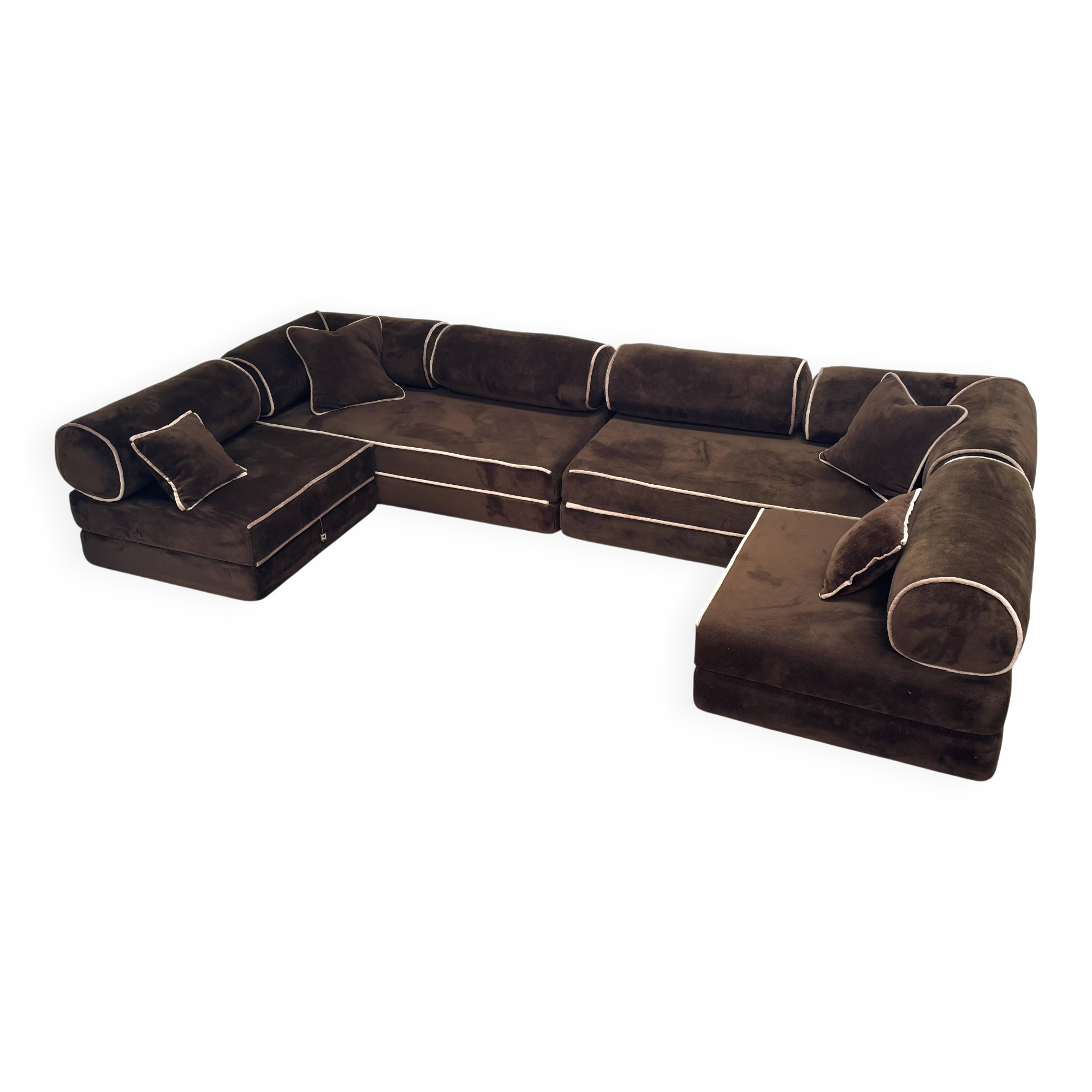 Ensemble de salon modulaire par RUF International, années 1970