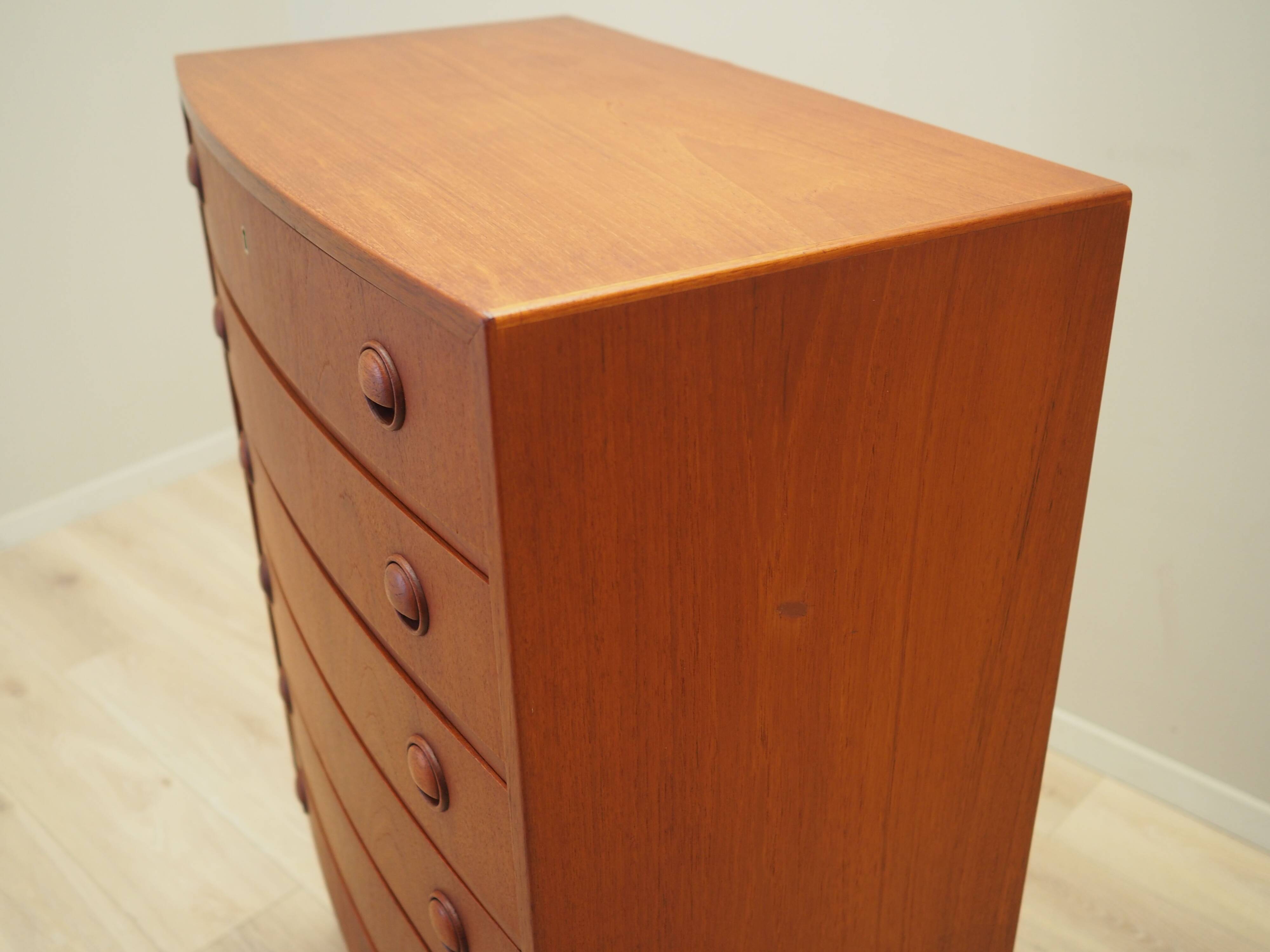 Teak chest of drawers, Danish design, 1960s, designer: Kai Kristiansen
