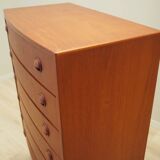 Commode en teck, design danois, années 1960, designer : Kai Kristiansen