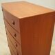 Teak chest of drawers, Danish design, 1960s, designer: Kai Kristiansen