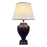 Luxury marbled ceramic lamp from the 80s