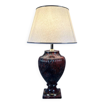 Luxury marbled ceramic lamp from the 80s