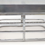 Chrome-designed coffee table