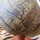 Rotating world map vintage