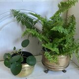 Former brass tripod pot