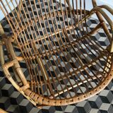 Armchair in rattan