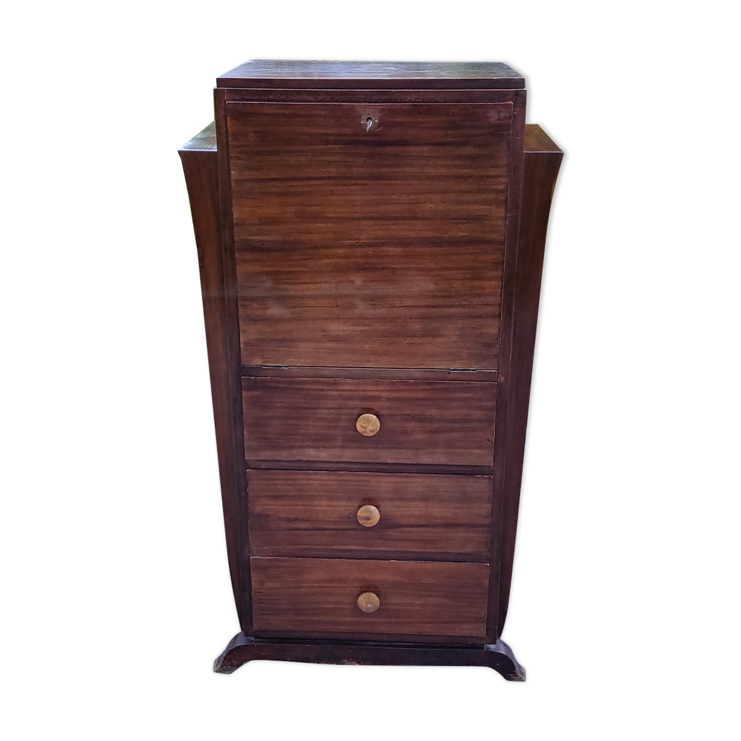 Art Deco secretary in mahogany 1930