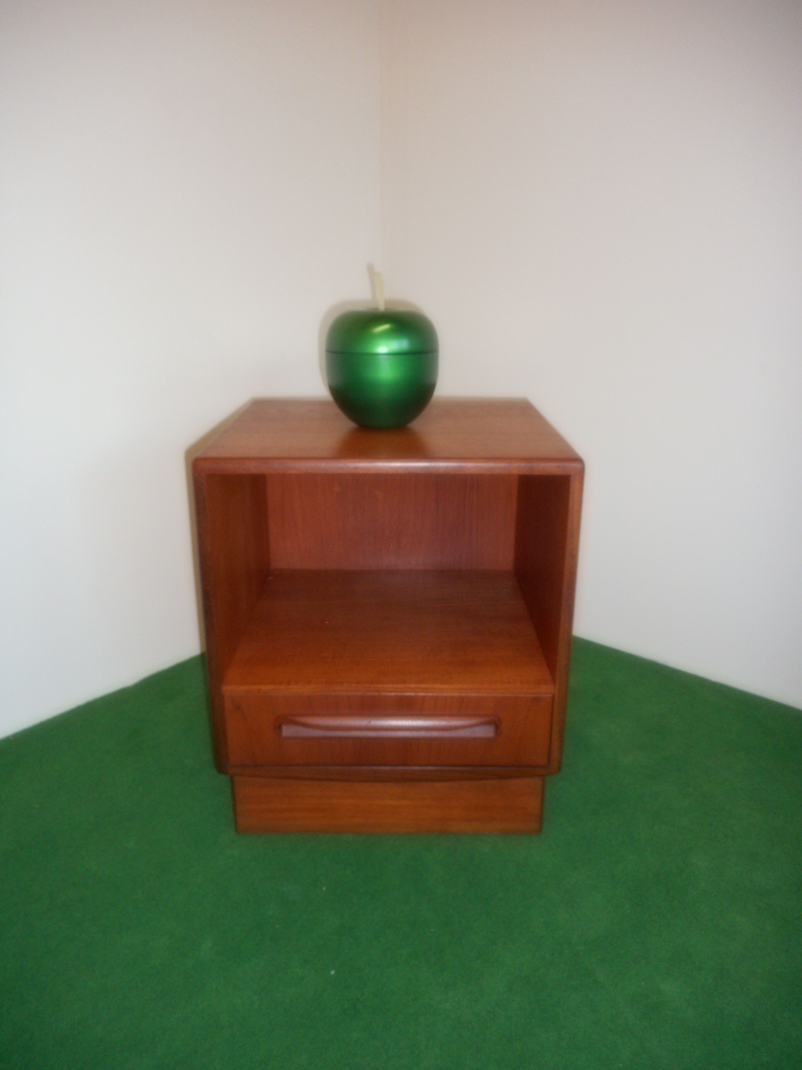 Vintage teak bedside
