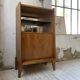 Meuble de rangement secrétaire chêne années 60