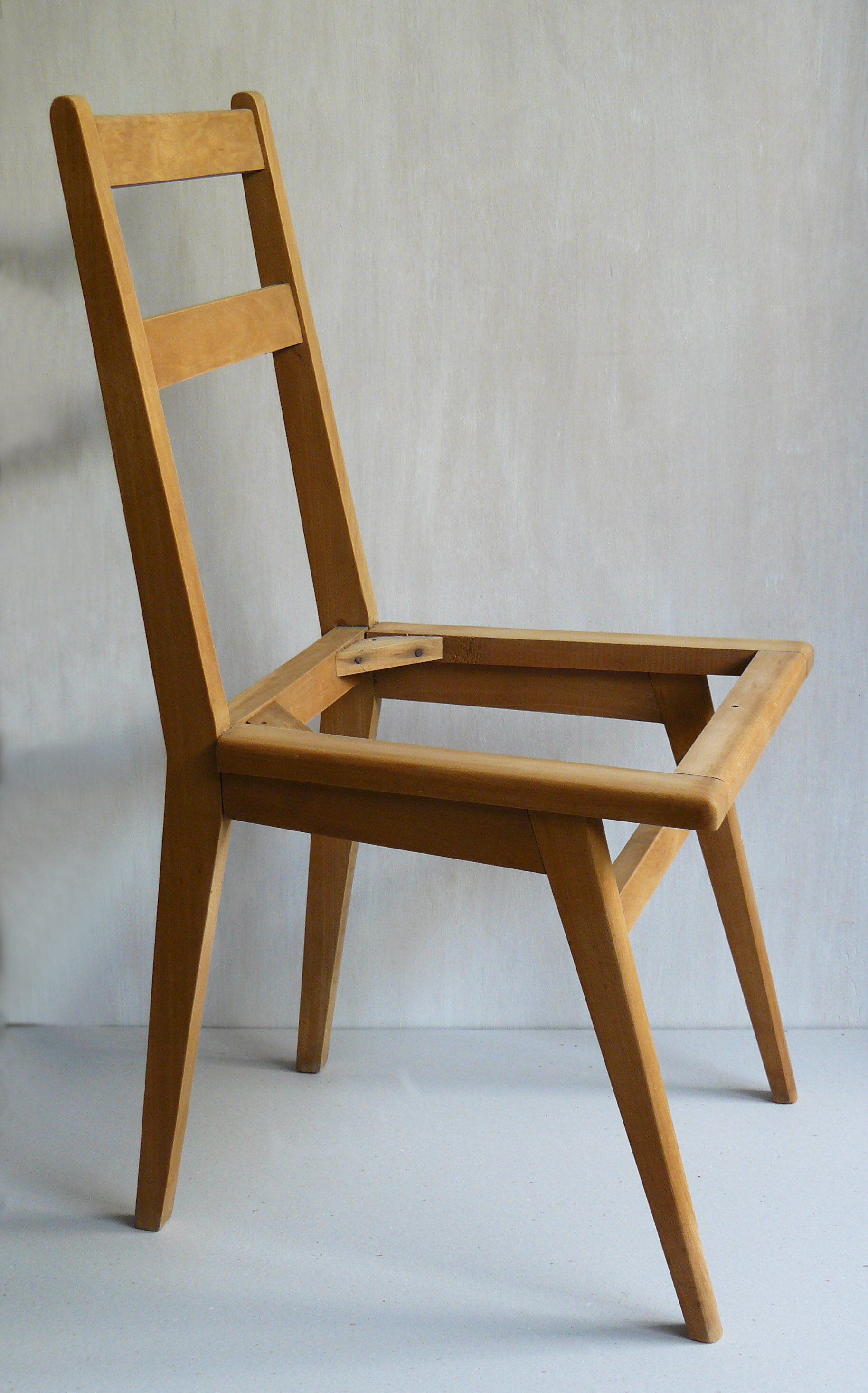 Pair of chairs 50-60 to upholster and skate