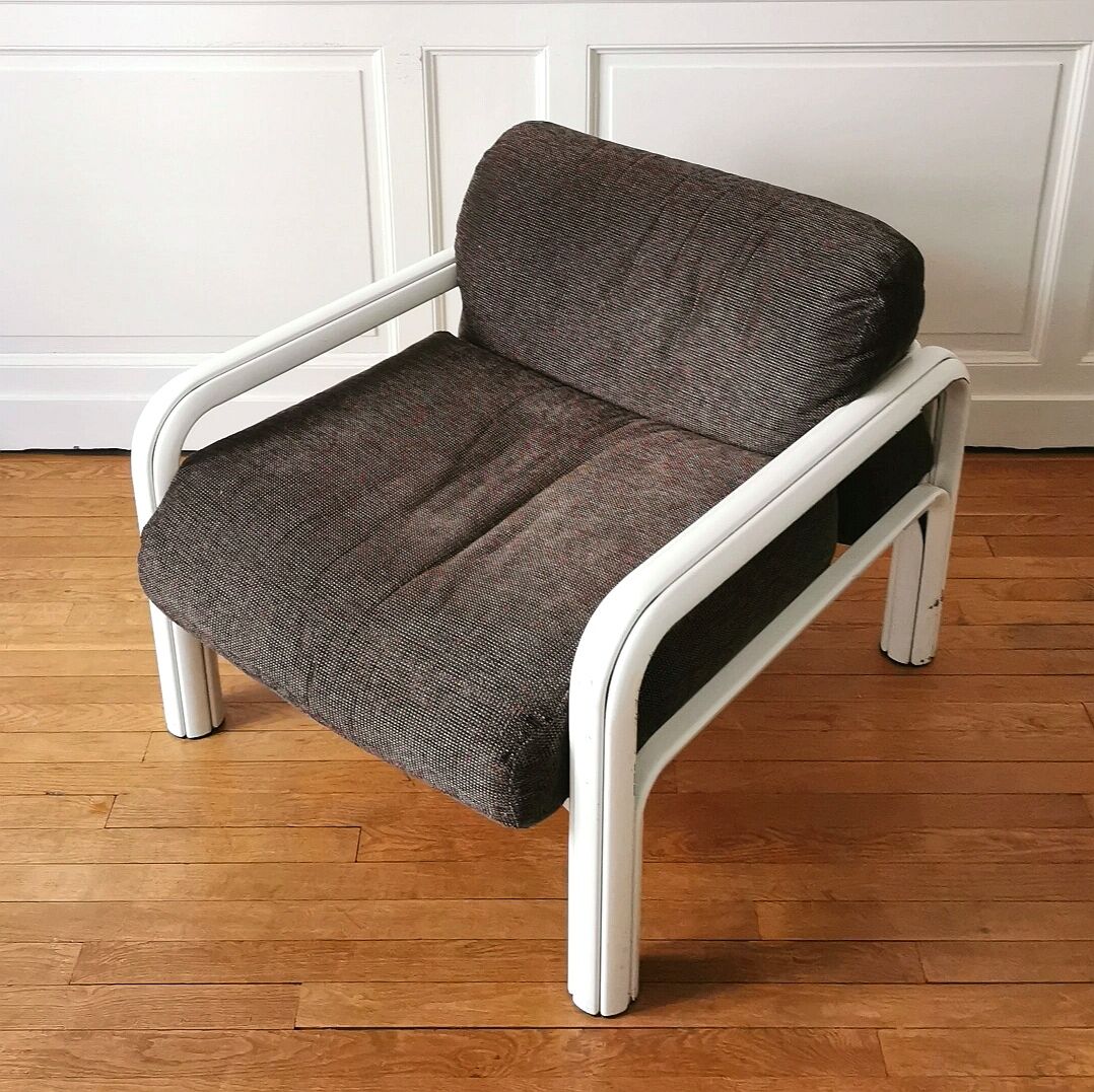 Fauteuil lounge de Gae Aulenti, Knoll, 1970