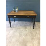 Farm table with drawers