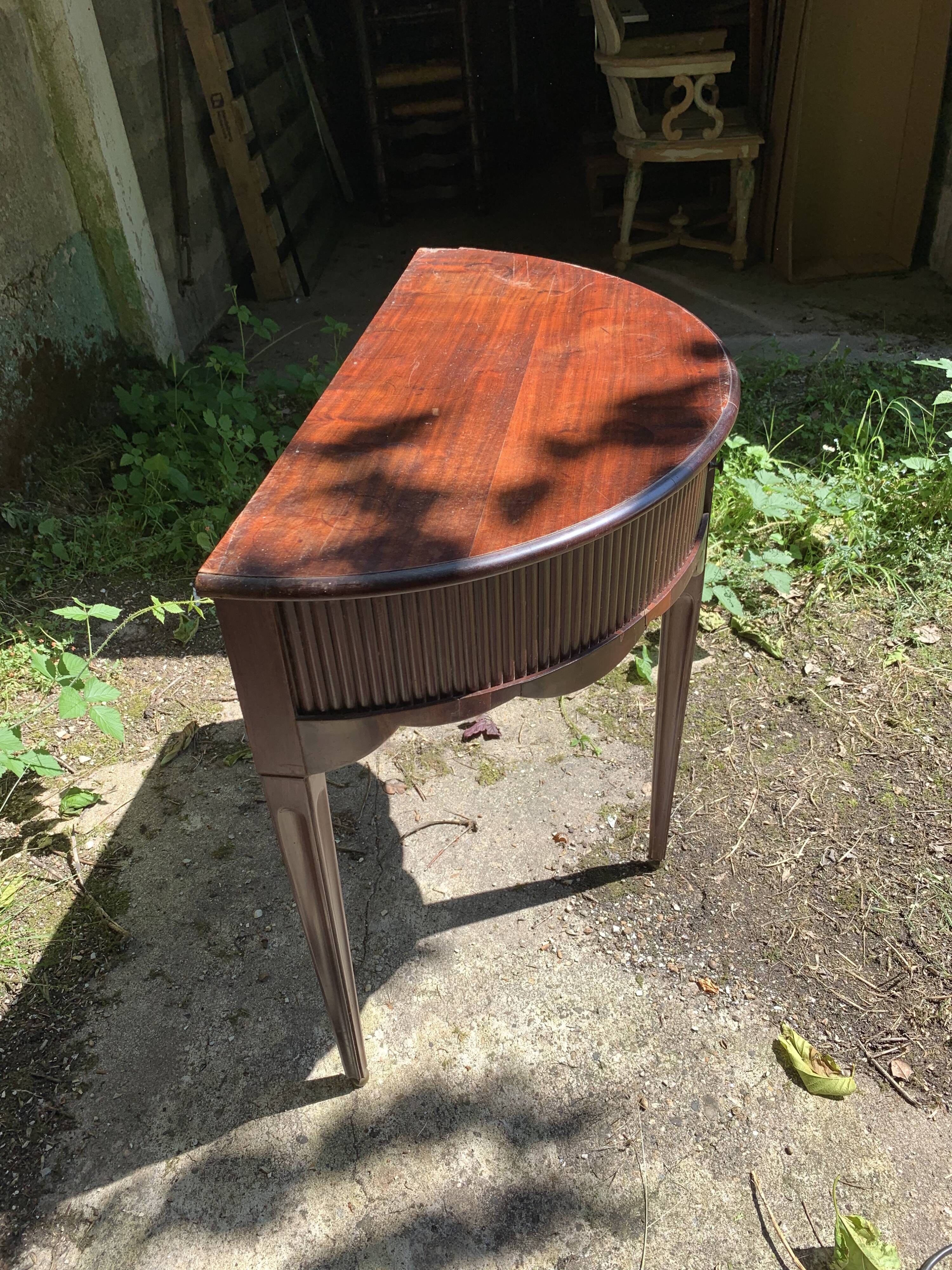 Dutch mahogany console 19th century